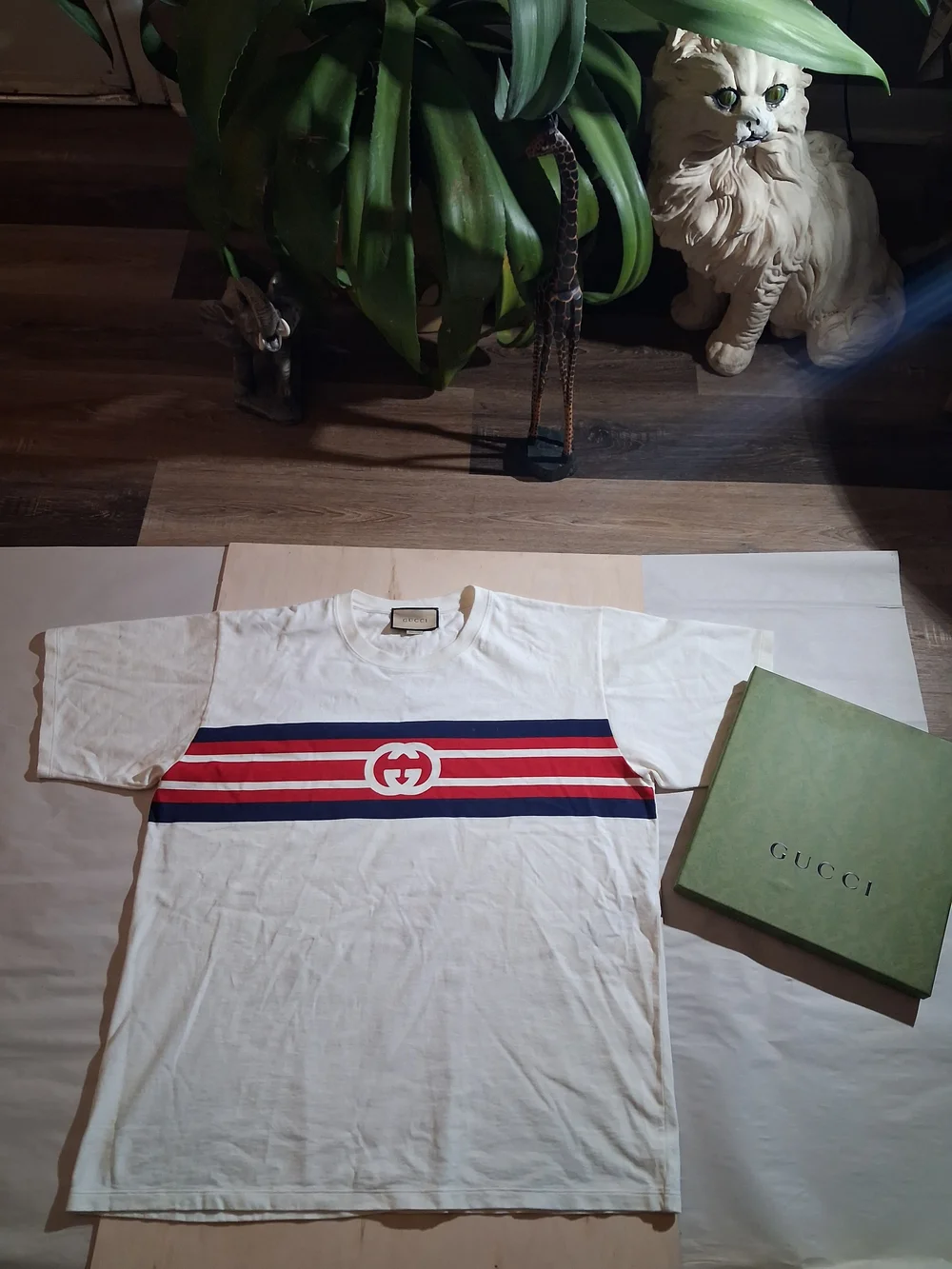 Gucci Green Patterned Gift Box